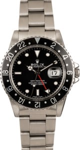 Used Rolex GMT-Master 16750 Black Bezel Insert