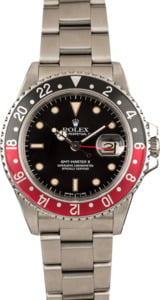 Used Rolex GMT-Master II Ref 16760 'Fat Lady Coke' Insert