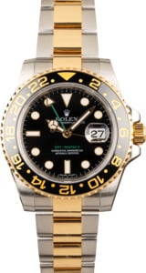 Used Rolex GMT-Master Two Tone 116713 Black Dial