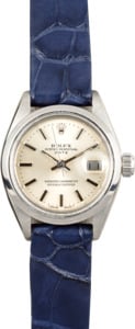 Rolex Ladies Date 6916 Leather Strap