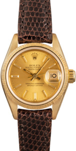 Ladies Rolex Datejust 69278 Champagne