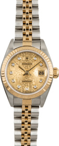 Rolex Lady Datejust 79173 Champagne Jubilee Diamond Dial