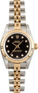 Rolex Ladies Oyster Perpetual 76193 Diamond