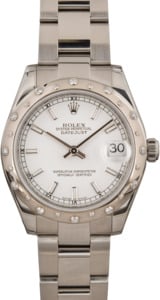 Ladies Rolex Datejust 178344 White Dial