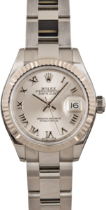 Pre Owned Rolex Datejust 279174 Silver Roman Dial