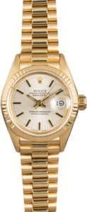 Rolex Lady Datejust 69178 Silver Dial