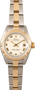 Rolex Lady Datejust 79163 Ivory Roman Dial