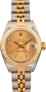 Used Rolex Datejust 79173 Champagne Dial