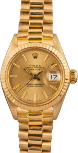 Ladies Rolex President 6917 Yellow Gold