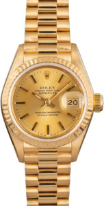 Rolex Lady President 69178 Champagne Dial