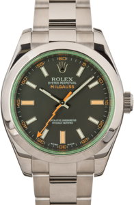 Rolex Milgauss 116400 Black Dial Steel Oyster