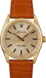 Rolex Oyster Perpetual 1002 Silver Dial