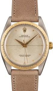 Rolex Oyster Perpetual 1008 Silver Quadrant Dial