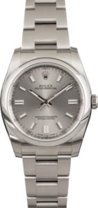 PreOwned Rolex Oyster Perpetual 116000 Steel Index Dial
