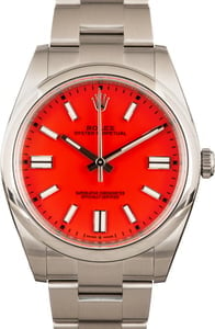 Rolex Oyster Perpetual 124300 Red Dial