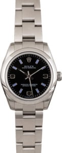 Rolex Lady Oyster Perpetual 177200 Black Dial