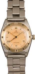 Vintage 1959 Rolex Oyster Perpetual 3372 Bubble Back