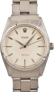 Rolex Oyster Perpetual 6424 Silver Dial