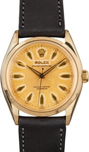 Rolex Oyster Perpetual 6564 14K Yellow Gold