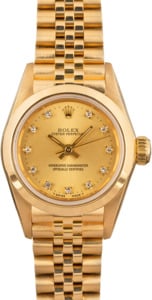 Ladies Rolex Oyster Perpetual 67188 Diamond