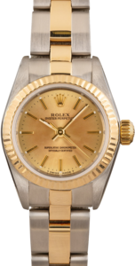 Rolex Oyster Perpetual 67193 Champagne Dial
