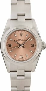 Rolex Ladies Oyster Perpetual 76080 Pink Dial