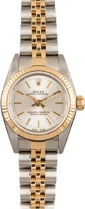 Used Rolex Oyster Perpetual 76193 Stainless Steel and 18k Yellow Gold