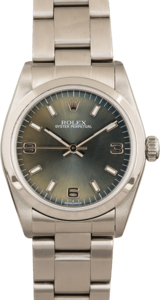 Rolex Oyster Perpetual 77080 Rhodium Dial