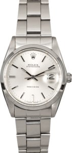Certified Pre-Owned Rolex Oysterdate 6694 Silver