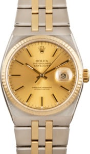 Rolex Datejust OysterQuartz 17013 Two Tone Integral