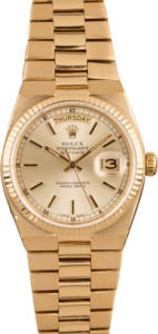 Used Rolex OysterQuartz Day-Date 19018 Champagne Index