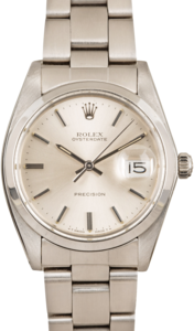 Pre-Owned Rolex Oysterdate 6694 Silver Dial