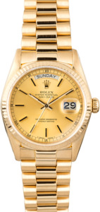 Rolex President 18038 Champagne Dial Day-Date
