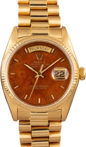 Rolex Presidential 18038 Wood Dial Day-Date