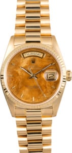 Rolex President 18038 Exotic Wood Dial