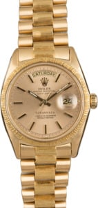 Pre Owned Rolex President 1807 Tiffany & Co Dial