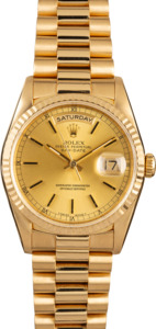 Rolex Day-Date President 18238 18K Yellow Gold