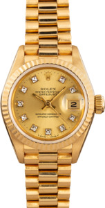 Rolex President 69178 Diamond Dial