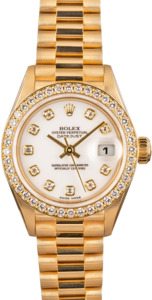 PreOwned Rolex President 79138 Diamond Bezel