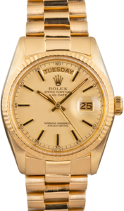 Rolex President 1803 Champagne Dial