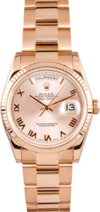 Rolex Rose Gold Day-Date 118235