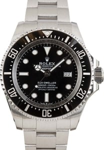 Mens Rolex Sea-Dweller 126660 Black Dial