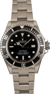 Used Rolex Sea-Dweller 16600 Black Dial Watch