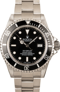 Rolex Sea-Dweller 16600 Black 100% Genuine
