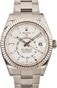 Rolex Sky-Dweller 326934 White Luminous Index Dial