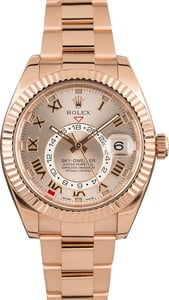 Pre-Owned Rolex Sky-Dweller 326935 Everose Gold Watch