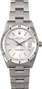 Rolex Stainless Date 15210 Silver Dial