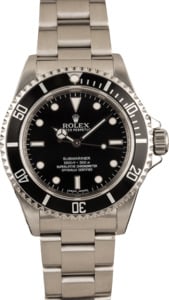 Used Rolex Steel Submariner 14060M Serial Engraved