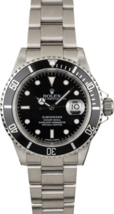 Used Rolex Submariner 16610 with Serial Engraved Rehaut