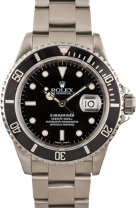 Mens Rolex Submariner 16610 Stainless Steel